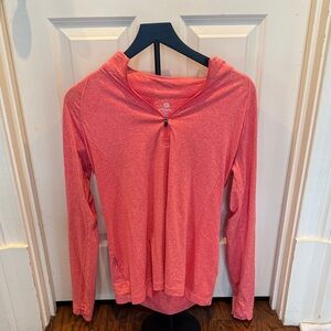 Etonic Coral Half-Zip Long Sleeve Performance Pullover